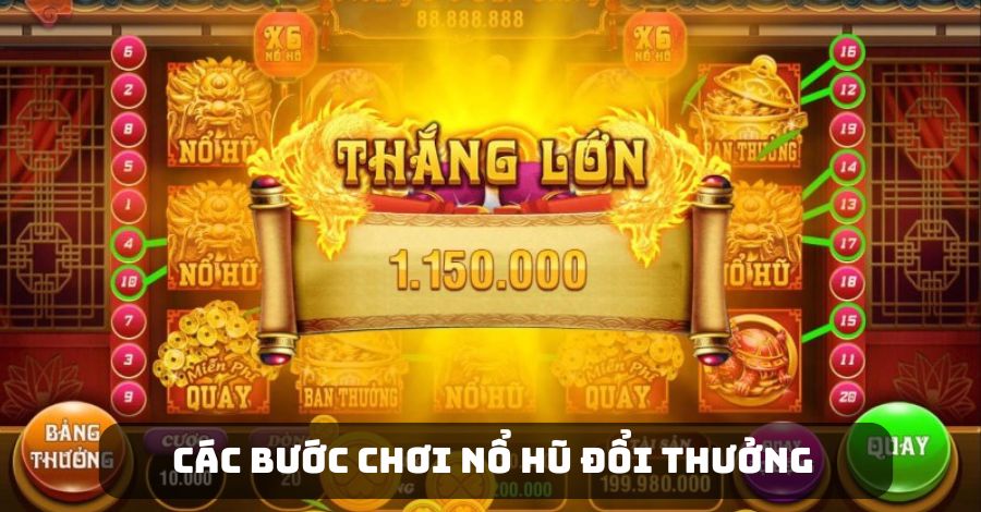 Hướng dẫn các bước chơi nổ hũ tại cổng game GO99 cho người mới