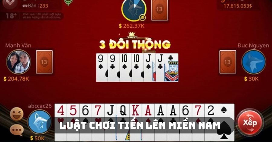 Tìm hiểu luật chơi game bài Tiến Lên Miền Nam