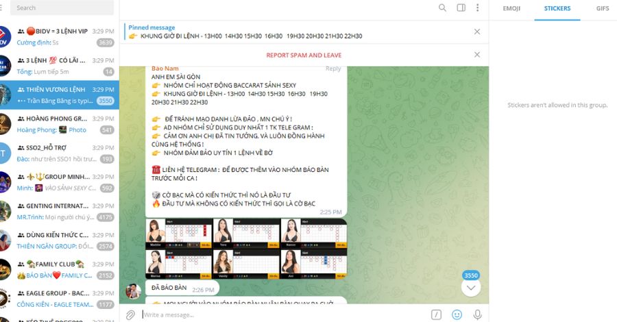 Tổng hợp các nhóm kéo Baccarat uy tín nhất 2025