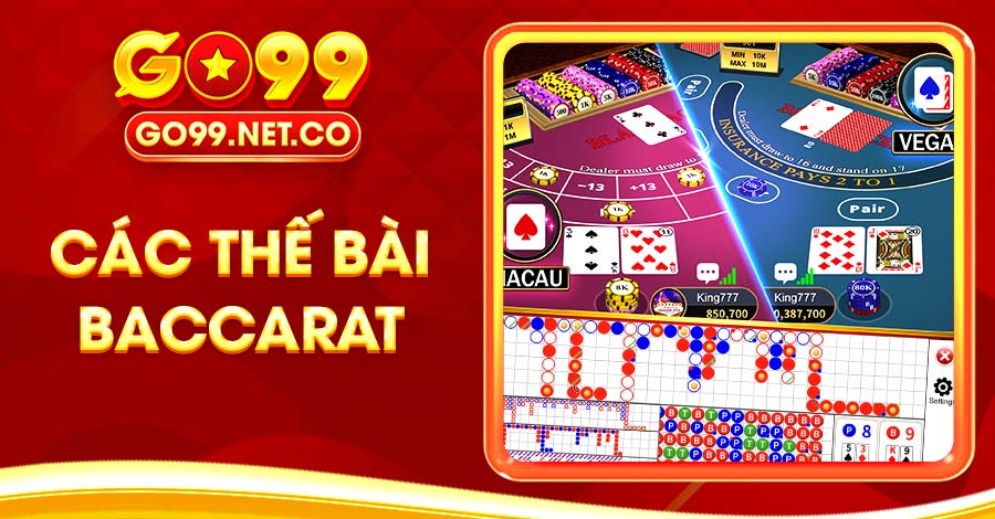 Các Thế Bài Baccarat Phổ Biến
